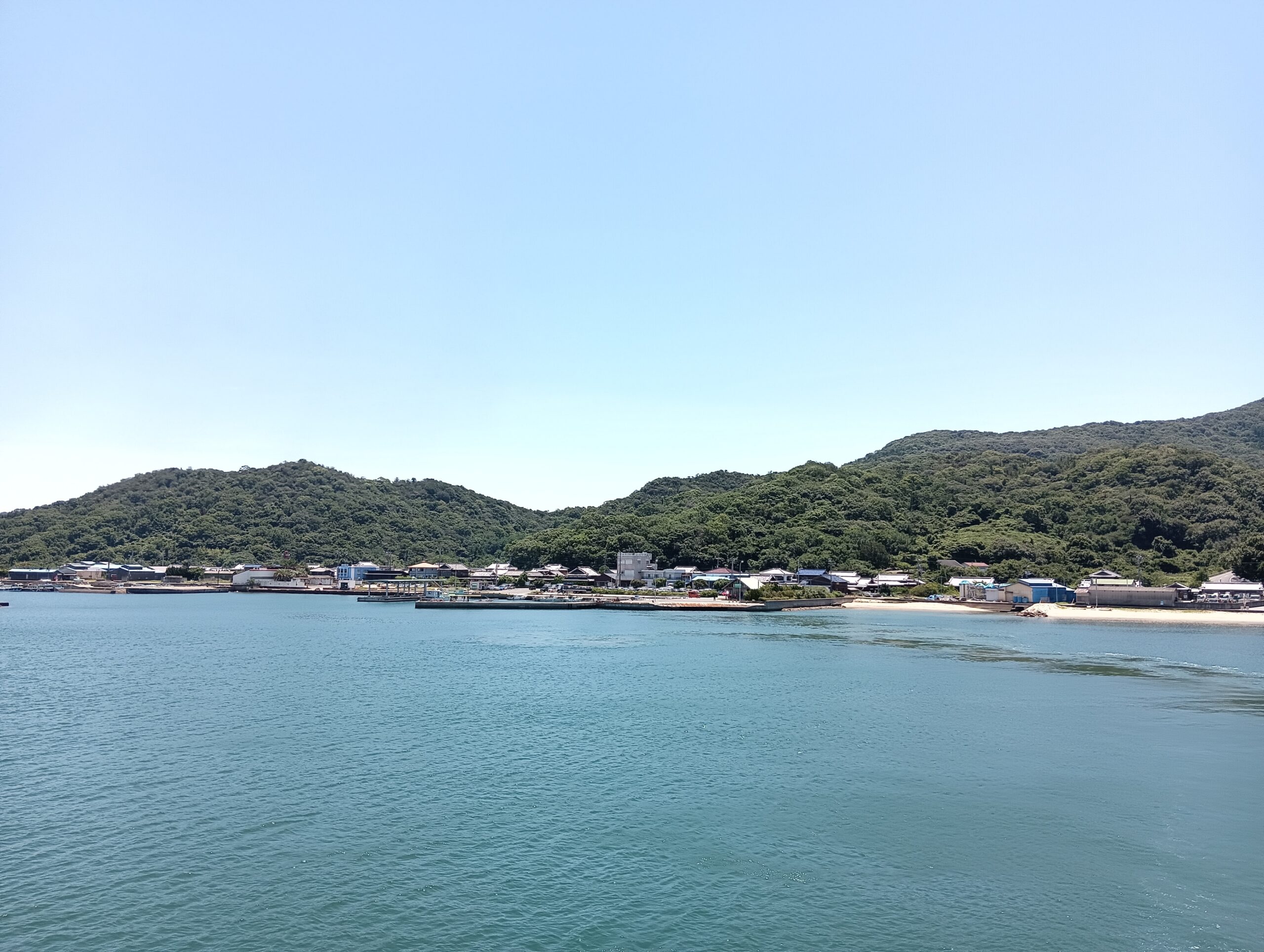 Teshima view from the boat