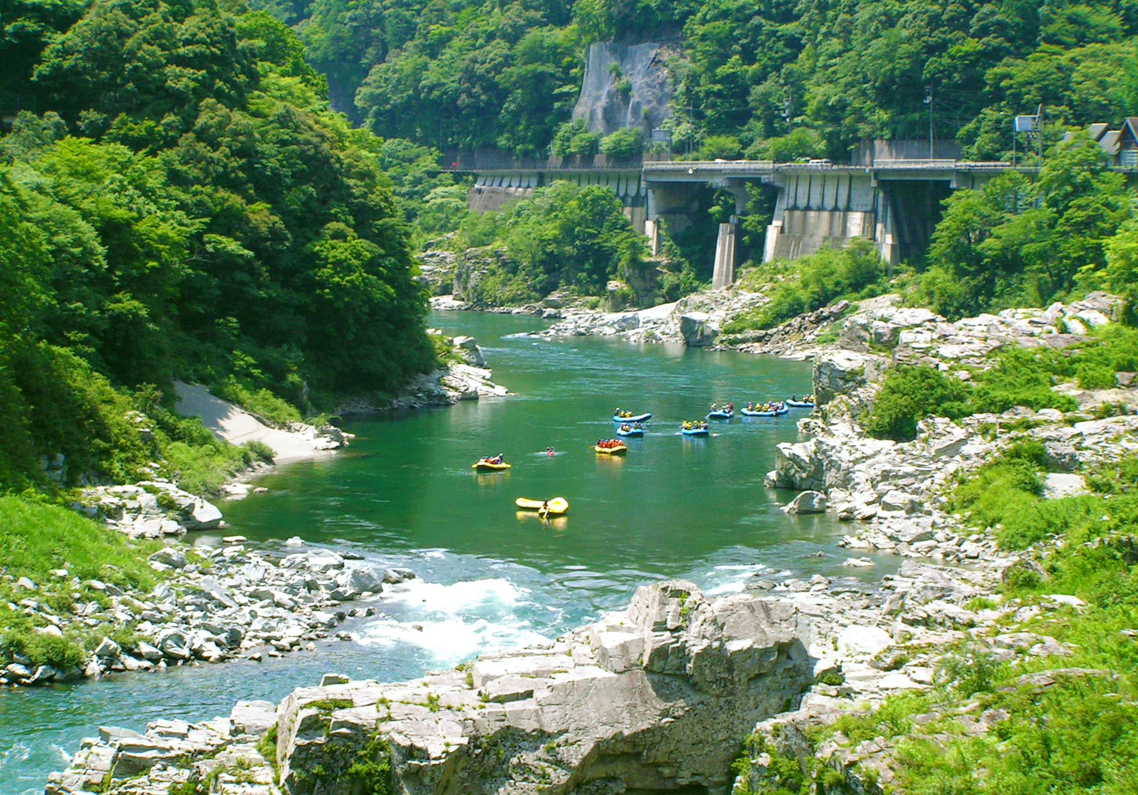 Yoshino River Rafting 